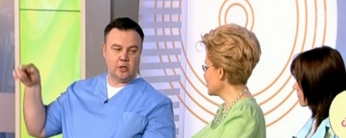 President Vlasov at TV